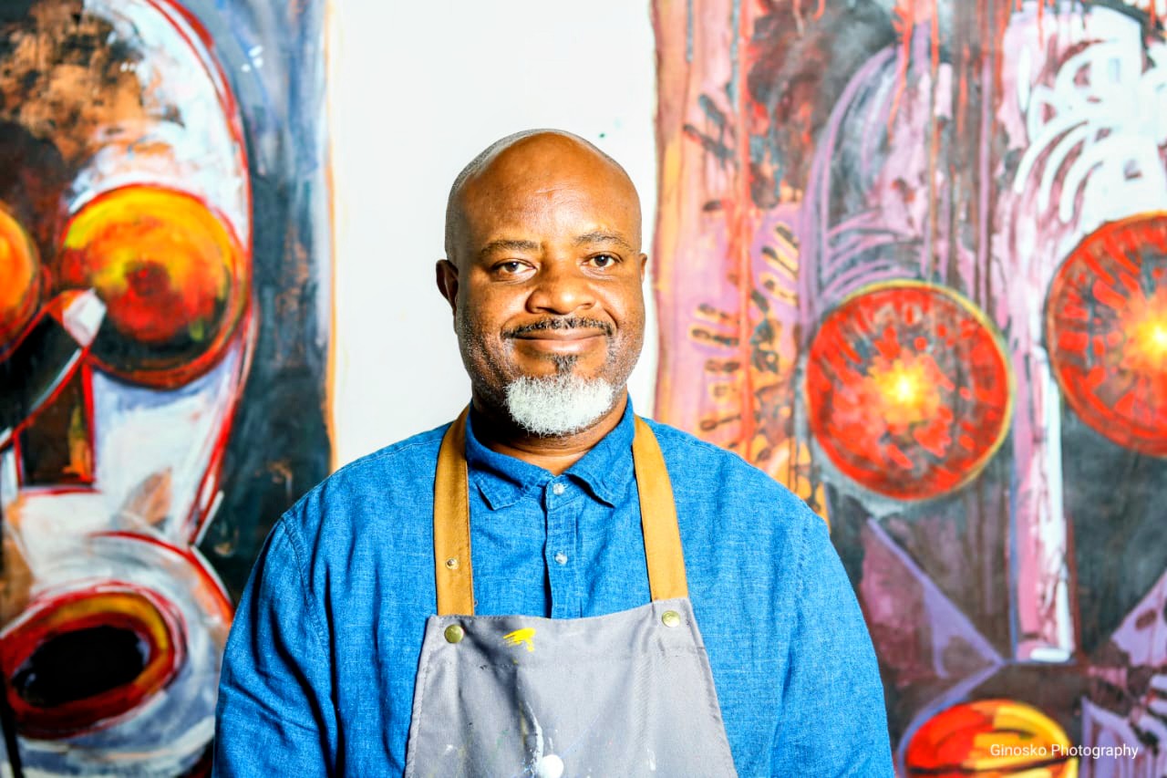 Batsirai Muskwe, contemporary African artist from Zimbabwe