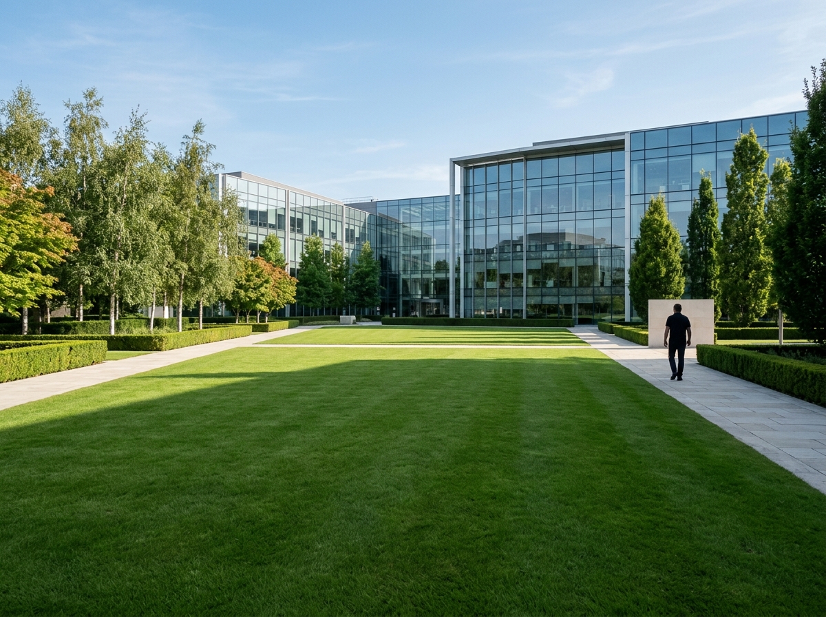 Outdoor · corporate sculpture garden